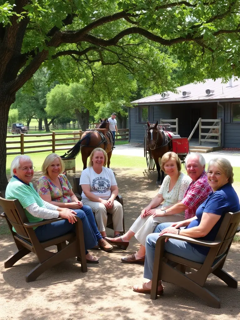 A photo of a group of ADAA members socializing after a driving session, showcasing the camaraderie and community spirit within the association.