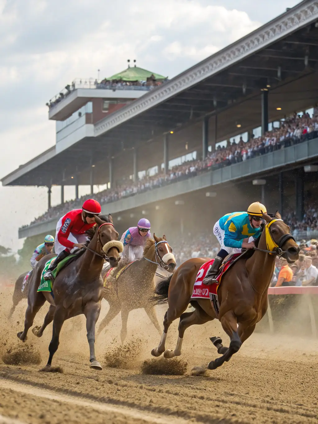 A dynamic image capturing the excitement of an ADAA-organized carriage driving competition, with participants navigating a challenging course. The photo emphasizes the competitive spirit and skill involved in equestrian driving.
